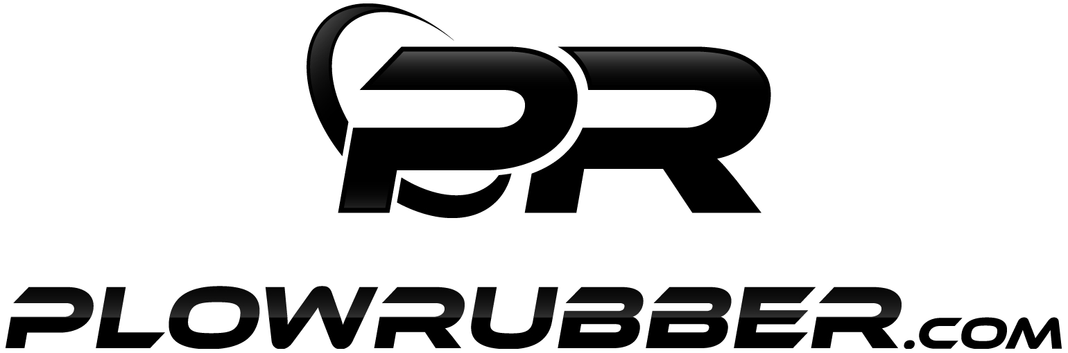 Plow rubber logo